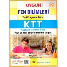 Sadık Uygun Yayınları 8 Sınıf Fen Bilimleri Kazanım Tarama Testi