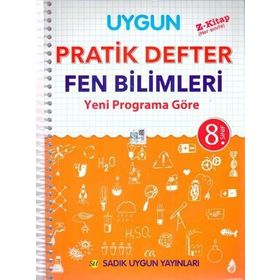 Sadık Uygun Yayınları 8. Sınıf Fen Bilimleri Pratik Defter