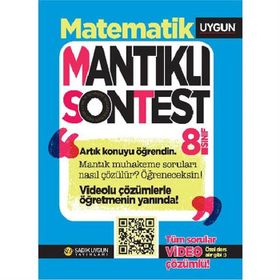Sadık Uygun Yayınları 8. Sınıf Matematik Mantıklı Son Test