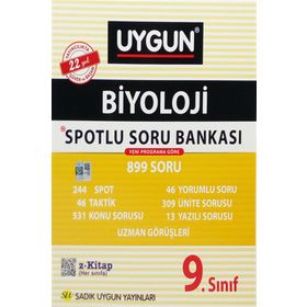 Sadık Uygun Yayınları 9.Sınıf Biyoloji Spotlu Soru Bankası