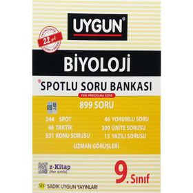 Sadık Uygun Yayınları 9.Sınıf Biyoloji Spotlu Soru Bankası