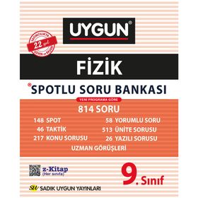 Sadık Uygun Yayınları 9. Sınıf Fizik Soru Bankası