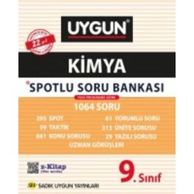 Sadık Uygun Yayınları 9. Sınıf Kimya Soru Bankası