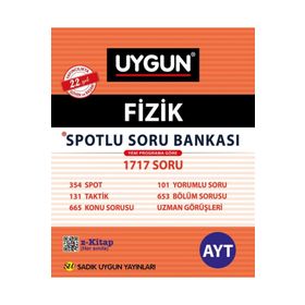 Sadık Uygun Yayınları AYT Fizik Soru Bankası