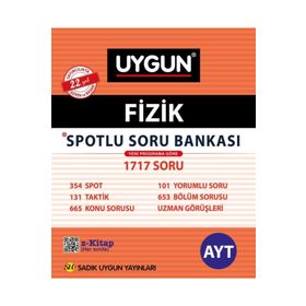 Sadık Uygun Yayınları AYT Fizik Soru Bankası