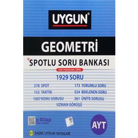 Sadık Uygun Yayınları AYT Geometri Spotlu Soru Bankası