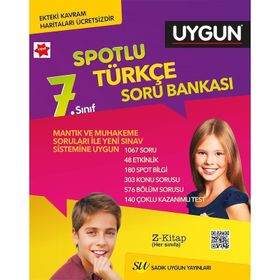 Sadık Uygun Yayınları Türkçe Spotlu Soru Bankası 7. Sınıf