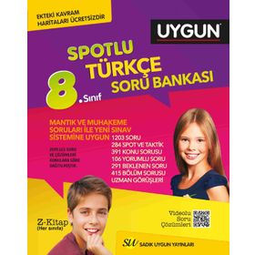 Sadık Uygun Yayınları Türkçe Spotlu Soru Bankası 8. Sınıf