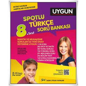 Sadık Uygun Yayınları Türkçe Spotlu Soru Bankası 8. Sınıf