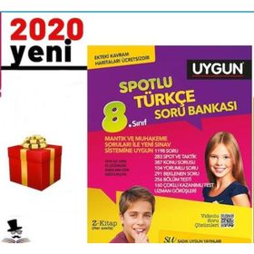 Sadık Uygun Yayınları Türkçe Spotlu Soru Bankası 8. Sınıf