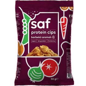 Saf 50 gr Barbekü Aromalı Protein Cips