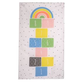 SafeMom 90x145 cm Beyaz Seksek Oyun Matı