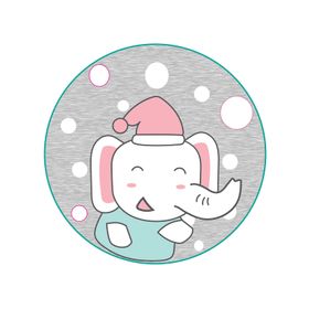 SafeMom 90x90 cm Pembe Ayıcık Oyun Matı