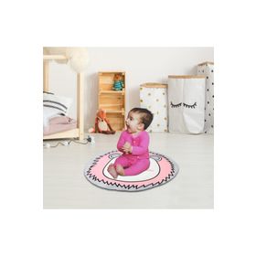 SafeMom 90x90 cm Pembe Ayıcık Oyun Matı