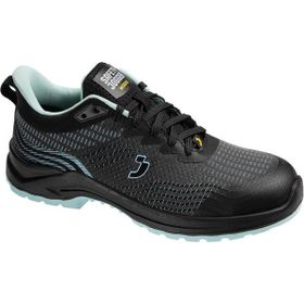 Safety Jogger Bestknit S1P LG SR ESD FO Siyah Gri Mavi Kadın İş Güvenlik Ayakkabısı