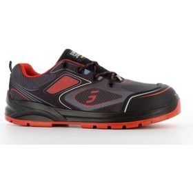 Safety Jogger Cador Red S1P Esd Src Siyah Kırmızı Erkek İş Ayakkabısı