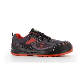 Safety Jogger Cador Red S1P Esd Src Siyah Kırmızı Erkek İş Ayakkabısı
