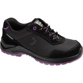 Safety Jogger Organic S1P Low SR SC LG ESD CI FO Siyah Mor Kadın İş Güvenlik Ayakkabısı