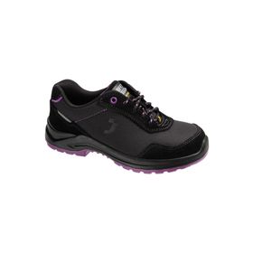 Safety Jogger Organic S1P Low SR SC LG ESD CI FO Siyah Mor Kadın İş Güvenlik Ayakkabısı