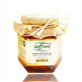 Saffıon 400 gr Organik Süzme Çiçek Balı