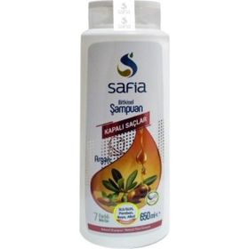 Safia Doğal Kapalı Saçlar İçin 650 ml Argan Şampuan