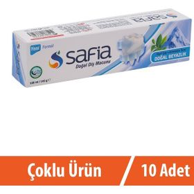 Safia Yeşil Çay ve Himalaya Tuzu 10x100 ml Diş Macunu