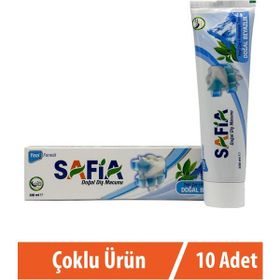 Safia Yeşil Çay ve Himalaya Tuzu 10x100 ml Diş Macunu