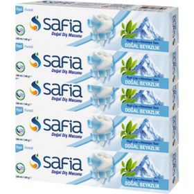 Safia Yeşil Çay ve Himalaya Tuzu 5x140 gr Diş Macunu