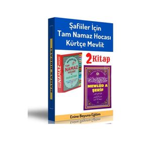 Şafiiler İçin Namaz Hocası ve Kürtçe Mevlit Seti - Enine Boyuna Eğitim