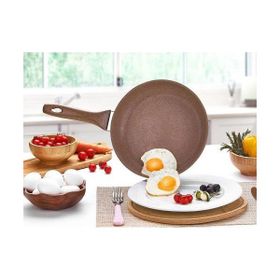 Safinox 5624 Kahverengi 24 cm Granit Tava