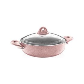 Safinox Pembe Granit Line 7 Parça Tencere Seti