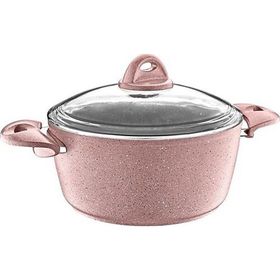 Safinox Pembe Granit Line 7 Parça Tencere Seti