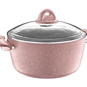 Safinox Pembe Granit Line Derin 24 Cm Tencere