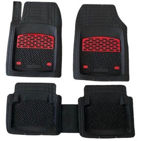 Safir Fiat Bravo Havuzlu Universal Krom Kırmızı Paspas
