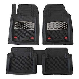Safir Fiat Fiorino Uyumlu 4D Extra Derin Havuzlu Krom Karbon Paspas