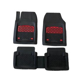 Safir Fiat Strada Havuzlu Universal Krom Kırmızı Paspas