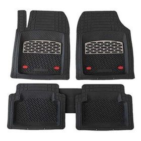 Safir Ford Edge Uyumlu Universal Derin Havuzlu Krom Karbon Paspas