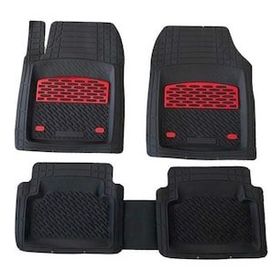 Safir Hyundai Kona Uyumlu Universal Derin Havuzlu Krom Kırmızı Paspas