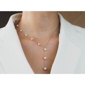 Safir Kuyumculuk KL09097 Spor İnci Kadın Altın Kolye