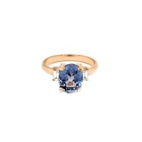 Safir Kuyumculuk PY07016 Tasarım Pırlanta Safir Yüzük