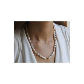 Safir Kuyumculuk SKL0552 Tasarım İnci Kadın Altın Kolye