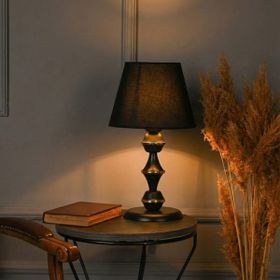 Safir Light Berlin Siyah 43x25x25 cm Metal Abajur
