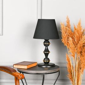 Safir Light Berlin Siyah 43x25x25 cm Metal Abajur