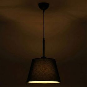 Safir Light Volga Kumaş Siyah Sarkıt