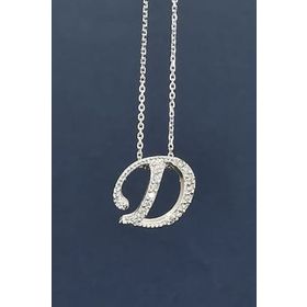 Safir PY03157 010 Karat Pırlanta Harf Kadın Altın Kolye
