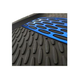 Safir SAF000TE1751 Audi A4 Uyumlu Universal Derin Havuzlu Krom Mavi Oto Paspas