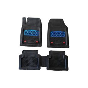 Safir SAF000TE2445 Skoda Rapid Uyumlu Universal Derin Havuzlu Krom Mavi Oto Paspas