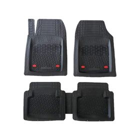 Safir Skoda Fabia için Universal Krom Siyah Havuzlu Paspas