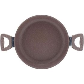 Saflon 24 cm Kahve Granit Tava