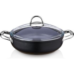 Saflon SF8622TT Titanium 22 cm 2.25 lt Siyah Basık Tencere